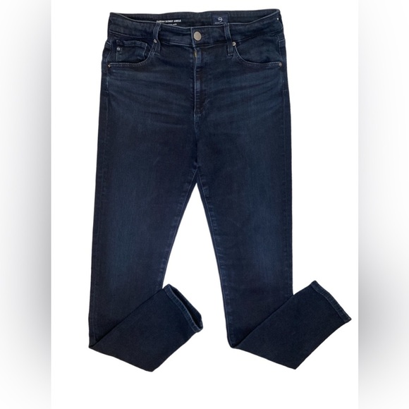 AG-ED™ Farrah Skinny Ankle HIGH-RISE SKINNY DENIM Hyper Soft Stretch Indigo  30 - Picture 3 of 11